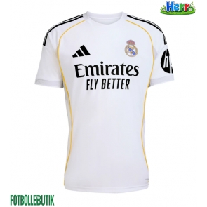 Real Madrid Hemmatröja 2025-26 Kortärmad